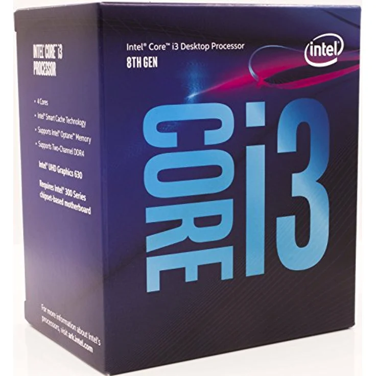Intel Core i3-8300, 4 Kerne (4 Threads), 3,7 - 3,7 GHz, Boxed (BX80684I38300) – Bild 1