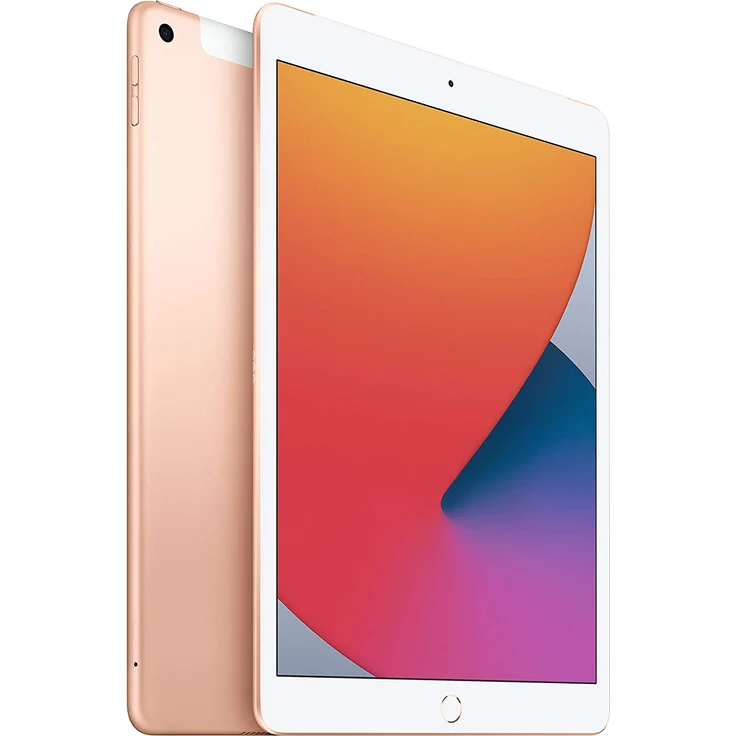 Apple iPad (2020) Quad-HD-Auflösung 10,2 Zoll, LTE-Tablet, Hexa-Core, 32 GB Speicher, iPadOS, Gold (MYMK2FD/A) – Bild 2