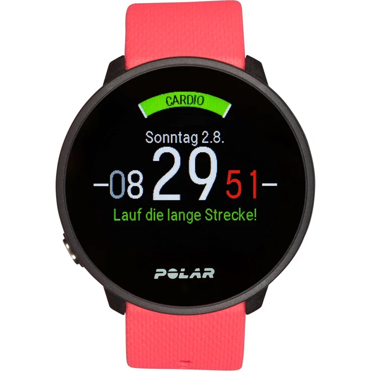 Polar Unite Fitness-Tracker GPS, Unisex, S-L, Silikonarmband, Pink (90081802) – Bild 4