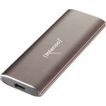Intenso Professional - Solid-State-Disk - 250 GB - extern (tragbar) - USB 3.1 Gen 2 (USB-C Steckverbinder) - braun-metallic (3825440)