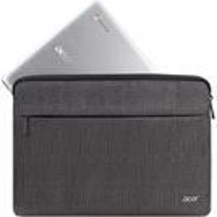 Acer Laptop Tasche - Protective Sleeve (geeignet für bis zu 15,6 Zoll Laptops und Chromebooks, universelle Schutzhülle, mit Fronttasche) grau – Bild 1