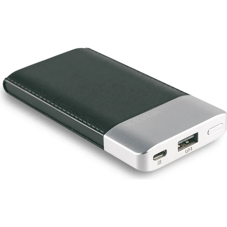 Realpower Powerbank PB-4000 Fashion Black (lederoptik) (282247)