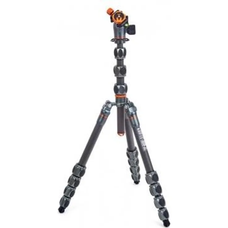 3 LEGGED THING Pro 2.0 Albert Grau - professionelles Carbon-Reisestativ mit Kugelkopf AirHed Pro