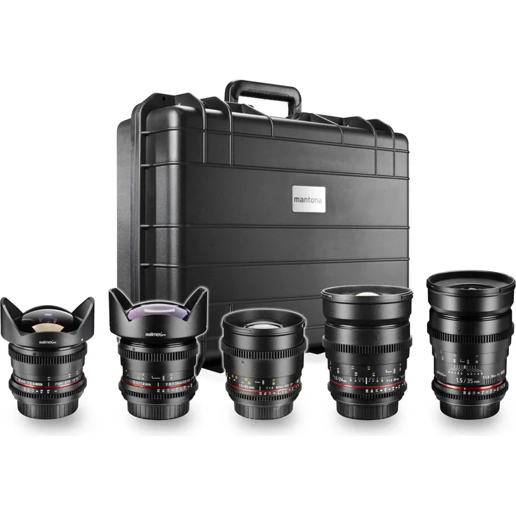 Walimex Pro VDSLR All Star Objeltiv-Set für Nikon