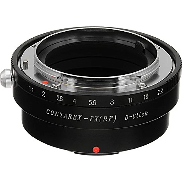 Fotodiox Pro Lens Mount Adapter - Contarex Lens (CRX-Mount) Lens to Fujifilm X-Series with Declicked Aperture Control Dial, fits X-Mount Camera Bodies such as X-Pro1, X-E1, X-M1, X-A1, X-E2, X-T1