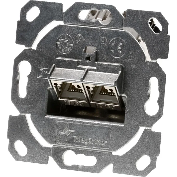 Telegärtner J00020A0510 2 x RJ-45 Steckdose - Steckdosen