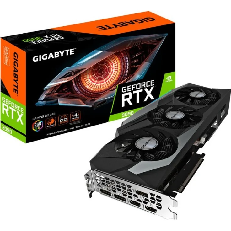 Gigabyte GeForce RTX 3090 Gaming OC 24G, 24GB GDDR6X, 2x HDMI, 3x DP (GV-N3090GAMING OC-24GD) – Bild 1