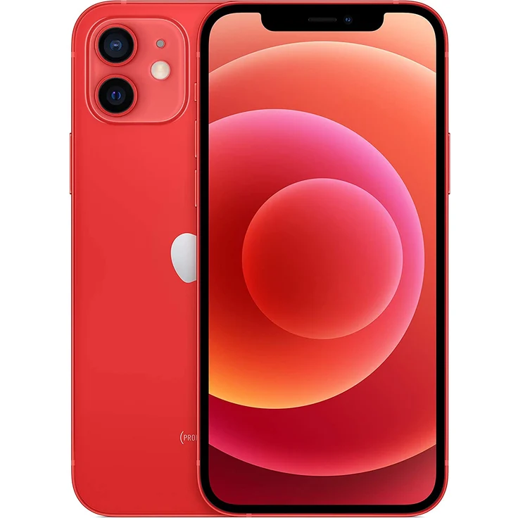 Apple iPhone 12 5G Smartphone 15,49cm (6,1 Zoll) OLED-Display, 256GB interner Speicher, Dual-SIM, iOS, (PRODUCT)RED – Bild 1