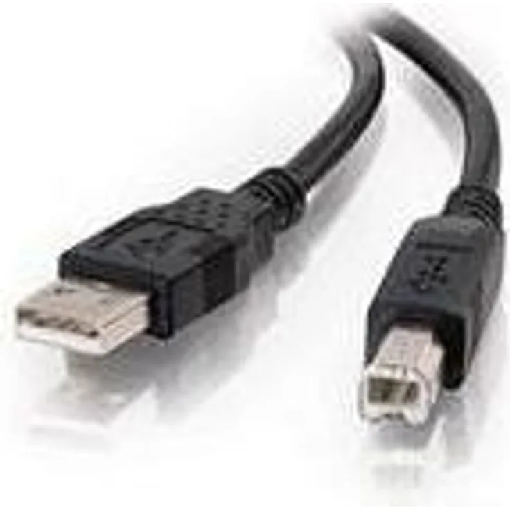 C2G - USB-Kabel - USB (M) - bis - USB Typ B, 4-polig (M) - 1,0m (USB/USB2.0) - Schwarz (81565)