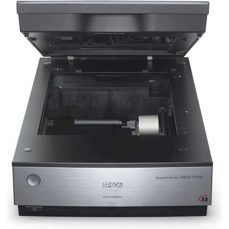 EPSON B11B224401 Perfection V850 Pro Scanner (Vorlagen, Dias und Filmnegative scannen) schwarz-silber – Bild 2