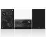 Panasonic SC-PMX94EG-K Micro HiFi System (120 W RMS, Digital DAB+, CD, UKW , Bluetooth, USB, AUX) schwarz