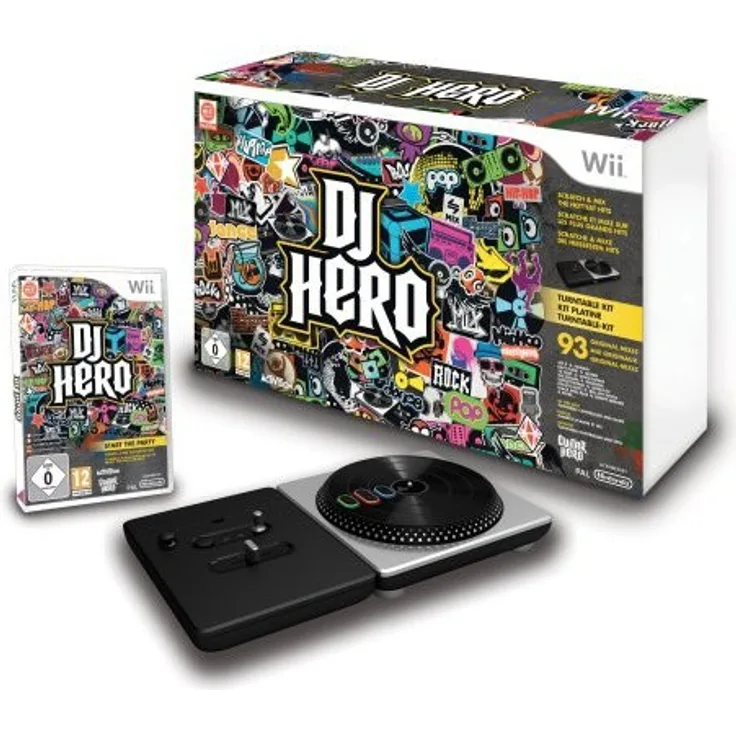 DJ Hero Bundle (Turntable + DJ Hero 1) (Wii)