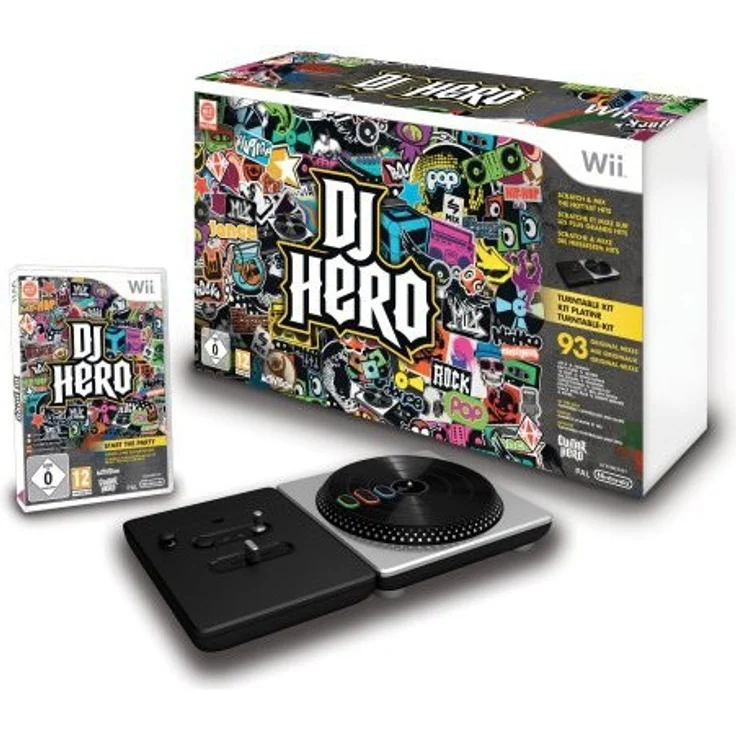 DJ Hero Bundle (Turntable + DJ Hero 1) (Wii) – Bild 1