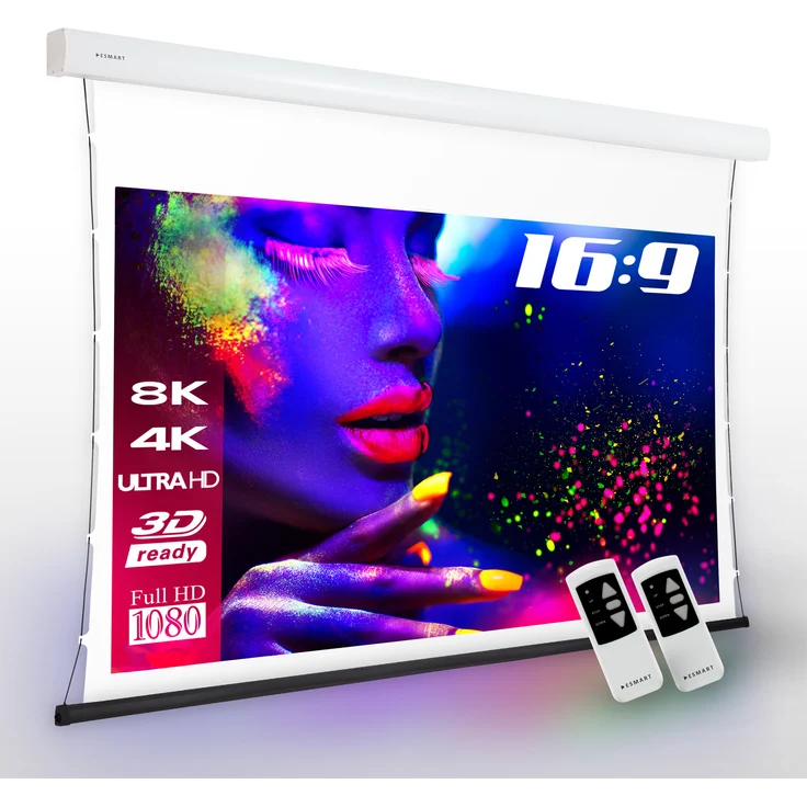 ESMART Expert XTS Tension Leinwand 244 x 137 cm (110'') 16:9 AKUSTIK – Bild 1