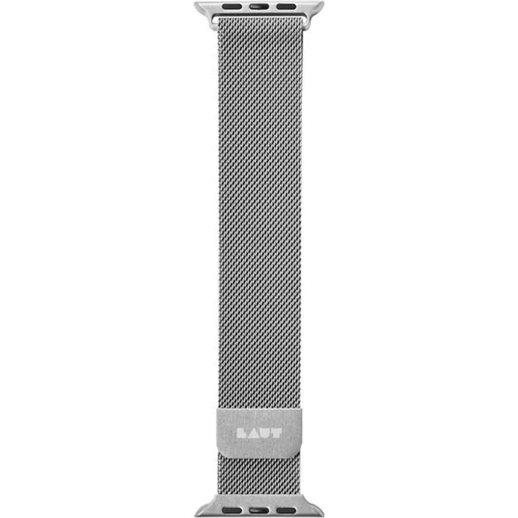 LAUT Steel Loop, Armband für Apple Watch 38/40 mm, silber