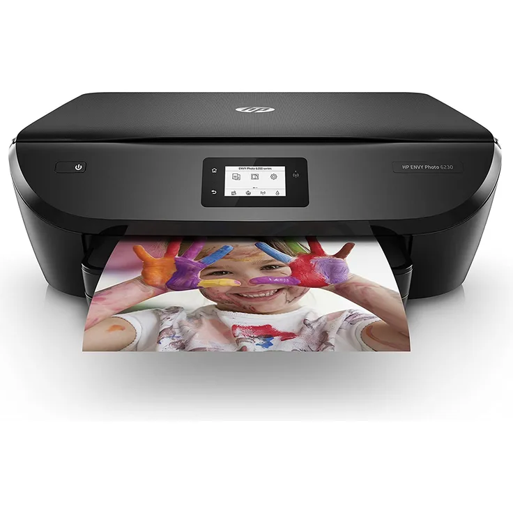 HP Envy Photo 6230 (3-in-1) Multifunktionsdrucker - (Thermal Inkjet) Farbe, Druckgeschwindigkeit: 13 s/w, 8 Farbe, Auflösung: 4800 x 1200, USB, WLAN, Instant Ink (K7G25B)
