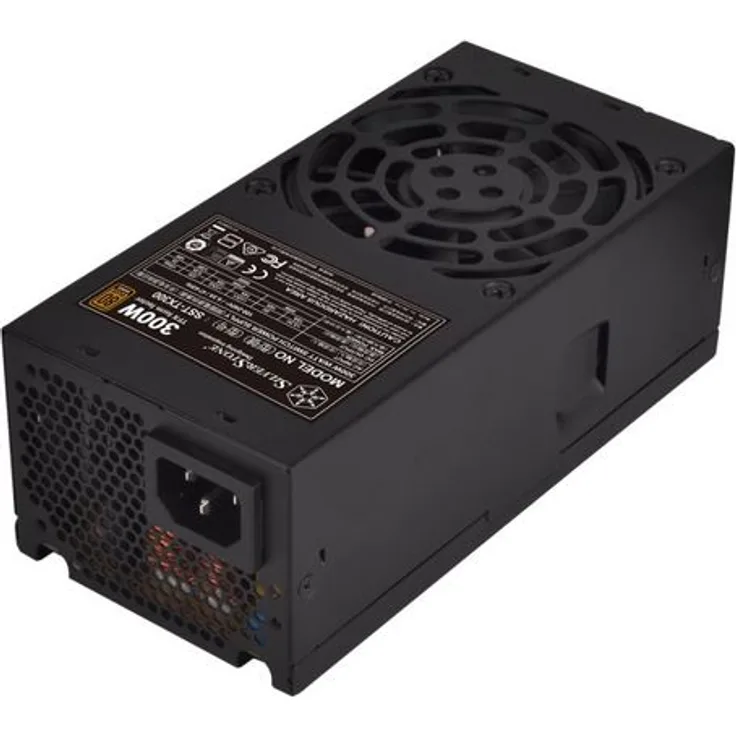 SilverStone SST-TX300 - TFX Serie, 300W 80 Plus Bronze geräuscharmes PC-Netzteil mit 80mm-Lüfter