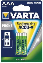Varta Professional Phone Power AAA Micro HR03 NiMH Akku 1,2V 800 mAh (2 St.)