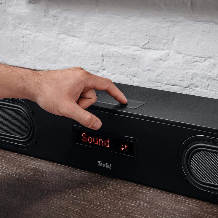 Teufel Cinebar Ultima 2.0 Soundbar ohne Subwoofer, kabellos/kabelgebunden, geeignet für TV, schwarz (2020) – Bild 8