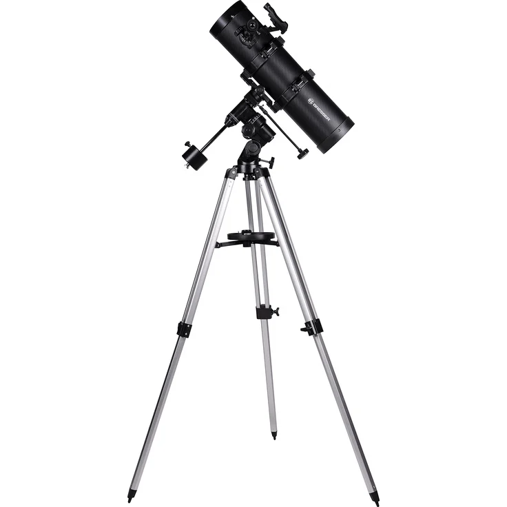 Bresser Spiegelteleskop Spica EQ 130/650 mit Smartphone Kamera Adapter – Bild 1