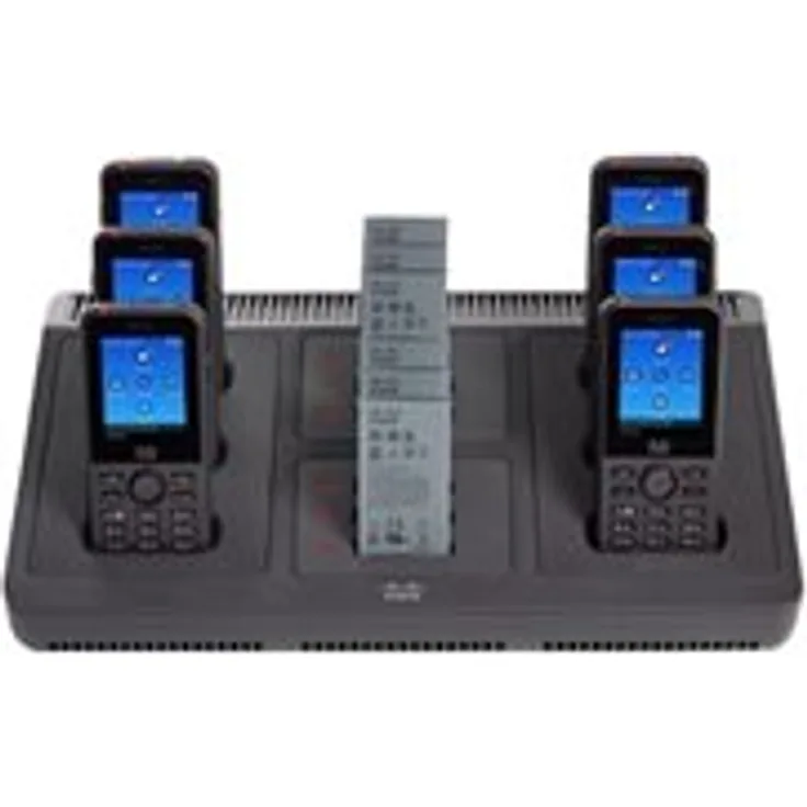 Cisco Multi-Charger Batterieladegerät / Ladestation + AC-Netzteil, für IP Phone 8821, Unified Wireless IP Phone 8821, 8821-EX (CP-MCHGR-8821=)