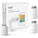 tado° Smartes Heizkörper-Thermostat Starter Set V3+ inkl. Internet Bridge + Doppelpack Smartes Heizkörper-Thermostat