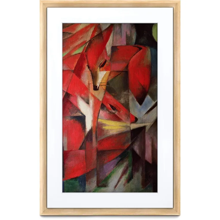 MEURAL Canvas II MC321LW Smart Art Digitale HD-Leinwand 41 x 61 cm (Heller Holzrahmen, 21,5 Zoll, Gemälde und Fotografien werden in naturgetreuen Details wiedergegegeben, WLAN mit App, von Netgear)