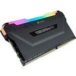 Corsair Vengeance RGB PRO 8GB (1x8GB) DDR4 3200 (PC4-25600) C16 Arbeitsspeicher, AMD Ryzen optimiert schwarz