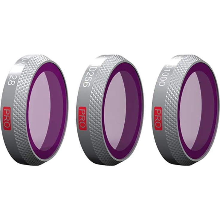 PGYTECH Filter 3-er Set Verlaufsfilter Professional für DJI Mavic 2 Zoom Drohne ND-GR, ND16-4 und ND32-8 Filter