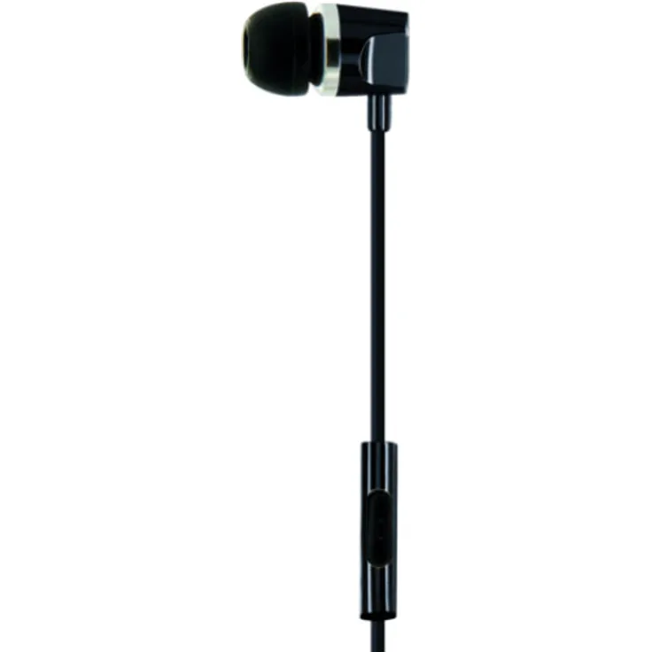 Schwaiger KH410S 531 In-Ear Kopfhörer (Slimkabel, Metallgehäuse) schwarz