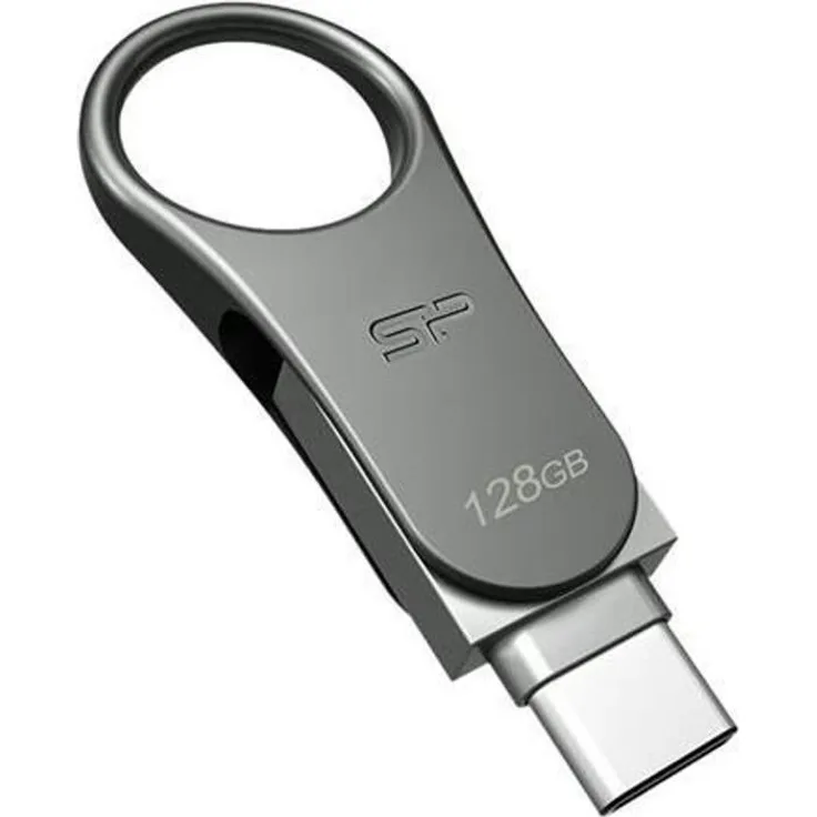 Silicon Power C80 USB3.0 128GB silber