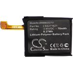 vhbw Akku kompatibel mit Fitbit Charge 3 Smartwatch Uhr Fitnessarmband (70mAh, 3,85V, Li-Polymer)