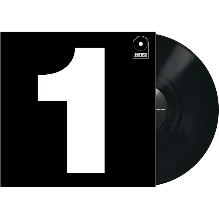 Serato 12'' Single Control Vinyl schwarz Performance-Serie CV2.5