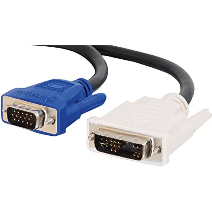 C2G 2m DVI-A M / HD15 M Cable 2m DVI-A VGA (D-Sub) Schwarz (81206)