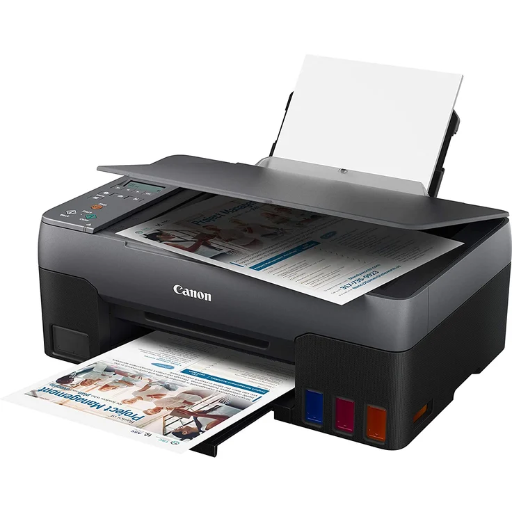 Canon PIXMA G2520 (3-in-1) Multifunktionsdrucker - (Tintenstrahl) Farbe, Druckgeschwindigkeit: 9,1 s/w, 5 Farbe, Auflösung: 4800 x 1200, (4465C006) – Bild 3