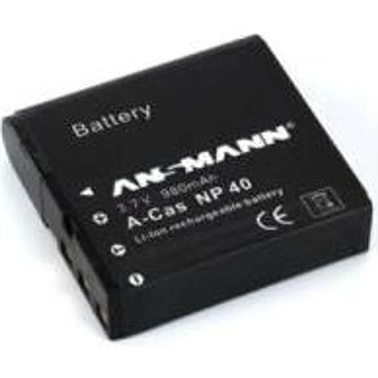 ANSMANN 5022303-05 A-Cas NP 40 Li-Ion Digicam Akku 3,7V-1200mAh für Casio Foto Digitalkamera
