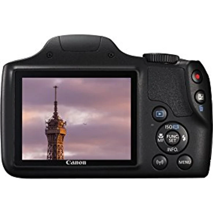 Canon PowerShot SX540 HS Digitalkamera (20,3 MPCMOS-Sensor, 50-fach Ultrazoom, 100-fach ZoomPlus, WiFi, Full HD) schwarz - Preisvergleich – Bild 2