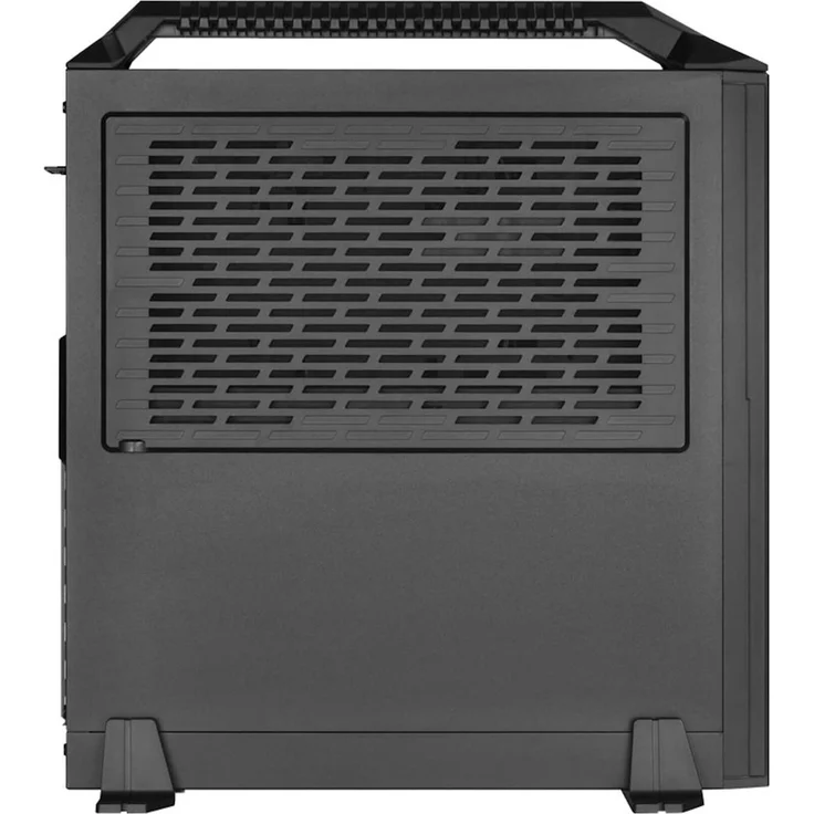 SilverStone SST-ML08B-H - Milo Mini-ITX schmales HTPC Desktop Gehäuse mit Handgriff, schwarz – Bild 2