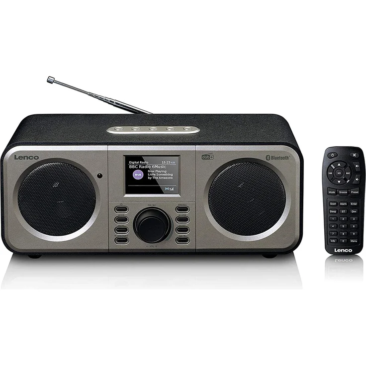 Lenco DAR-030 Tischradio mit Bluetooth, TFT-Display, schwarz – Bild 2