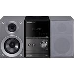 Panasonic SC-PM602EG-S Micro- mit Digital DAB+ (CD, Bluetooth, UKW , HiFi-System mit 40W RMS) silber