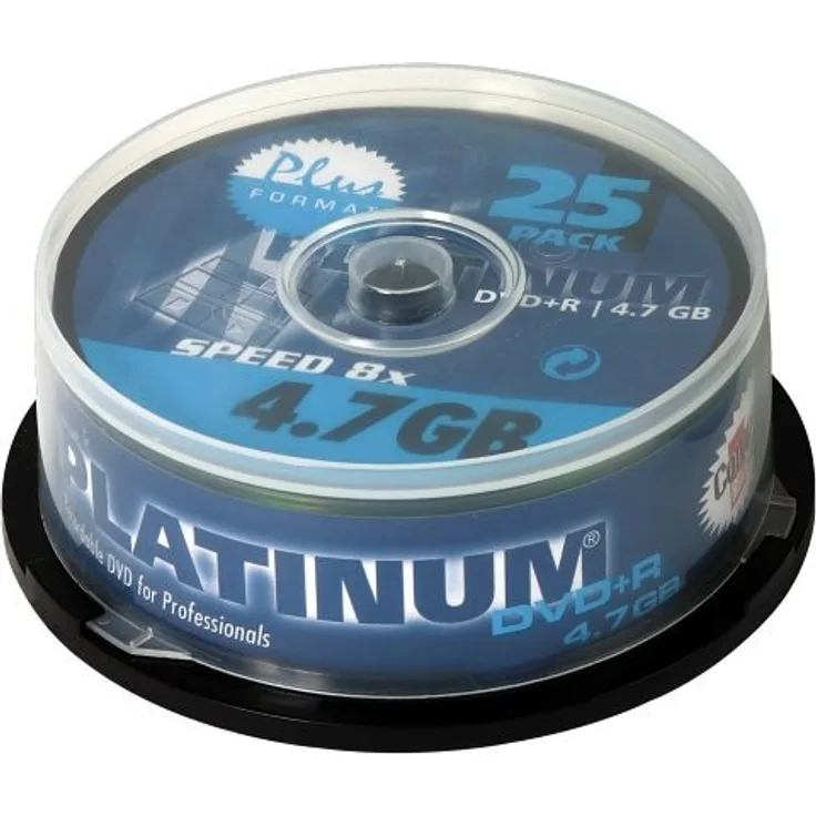 Platinum DVD+R 4.7GB 16x, 25er Spindel (100016/102346)