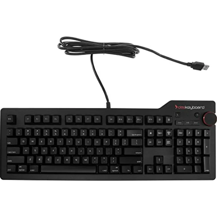 Das Keyboard 4 Professional Mac : Cherry MX Braun Soft Clicky US Layout QWERTY (DASK4MACSFT-USEU)