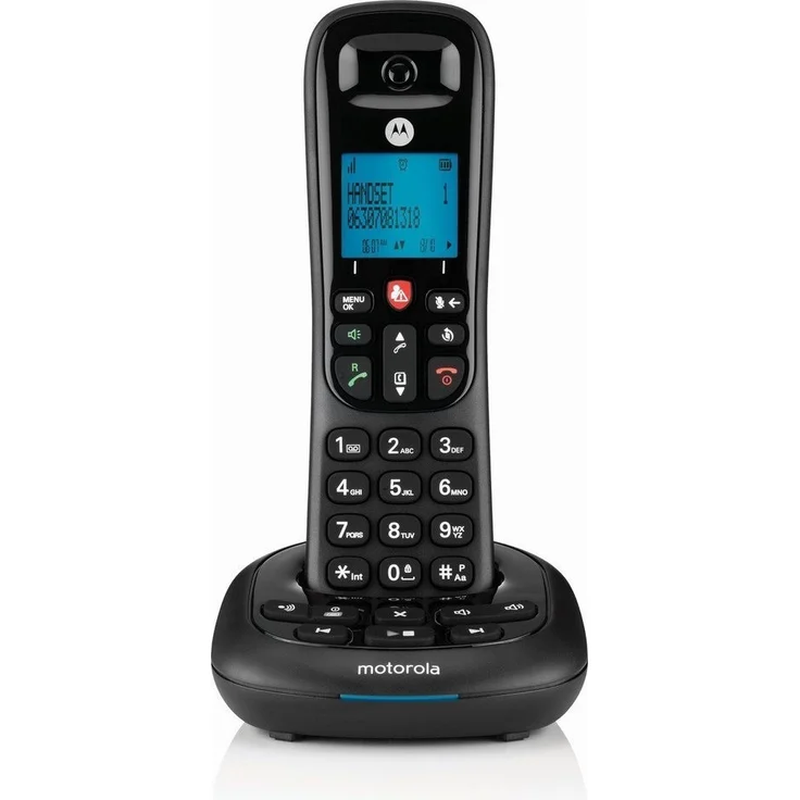 Motorola CD4011B Analog-Telefon schwarz