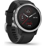 Garmin fenix 6S Smartwatch GPS, Unisex, 42mm, Kunststoffgehäuse, Silber/Schwarz