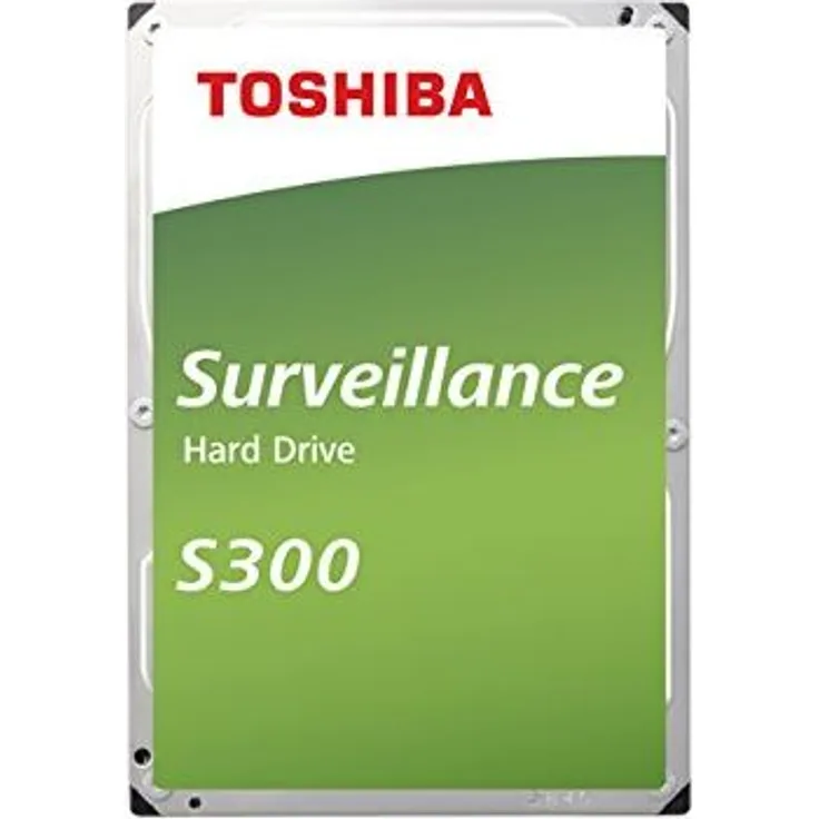 Toshiba S300 Surveillance - Festplatte - 4 TB - intern - 3.5 Zoll (8.9 cm) - SATA 6Gb/s - 5400 rpm - Puffer: 128 MB (HDWT140UZSVA)