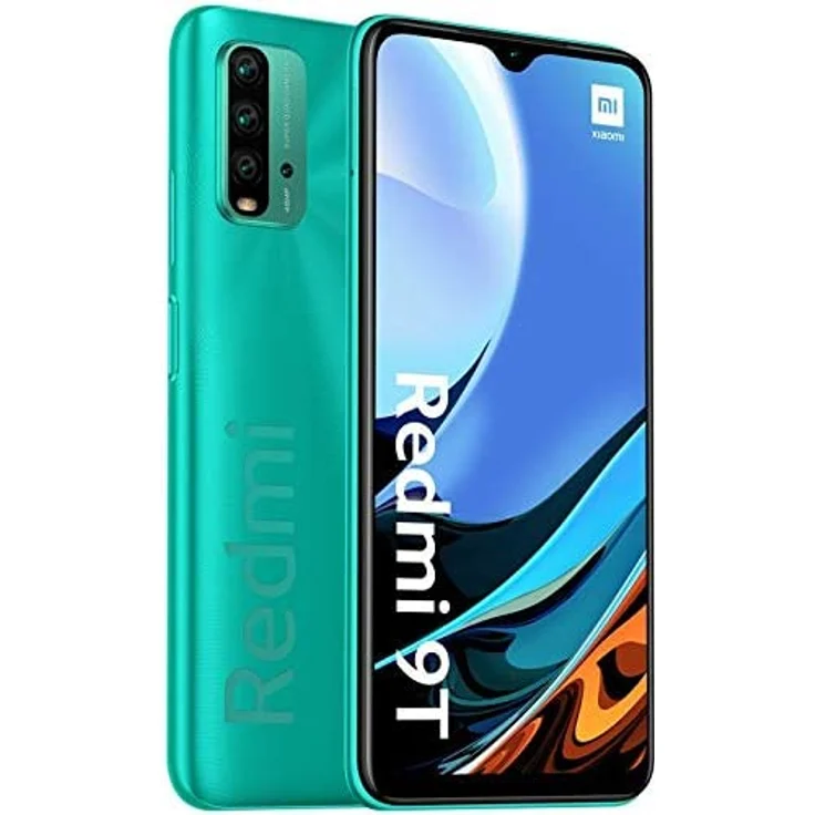 Xiaomi Redmi 9T Smartphone 16,59cm (6,53 Zoll) IPS-Display, 128GB interner Speicher, 4GB RAM, Dual-SIM, Android, Ocean Green – Bild 2