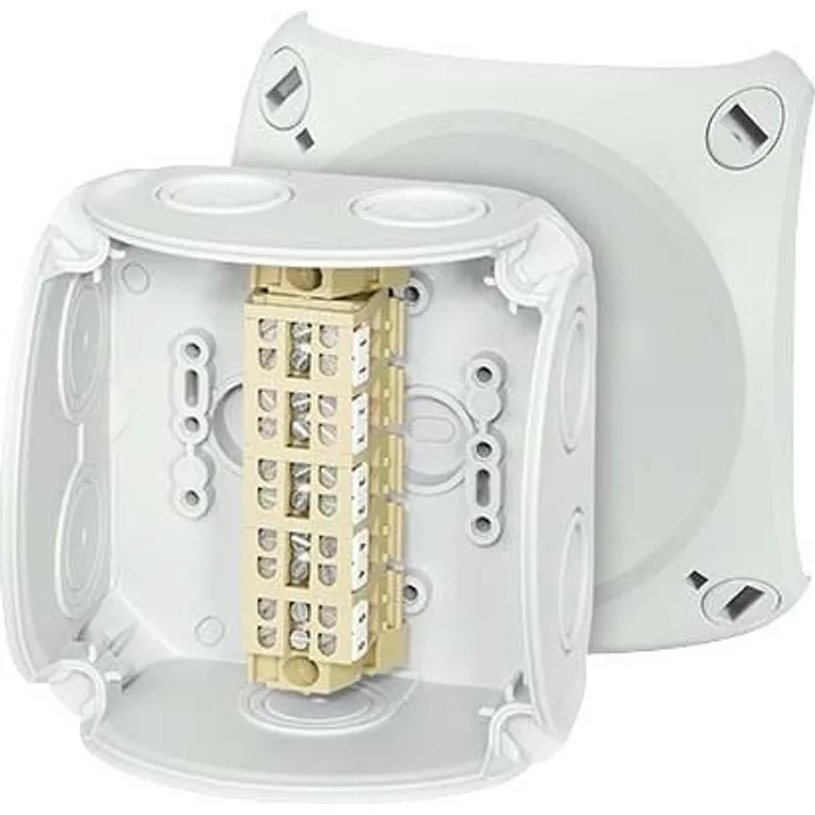 Hensel Kabelabzweigkasten DK 0402 A 1,5-2,5qmm Dose, Gehäuse für Montage auf der Wand/Decke 40125911