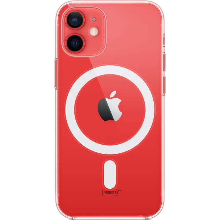 Apple MHLL3ZM/A Clear Case mit MagSafe, geeignet für Apple iPhone 12 mini, Handy-Schutzhülle, transparent – Bild 5