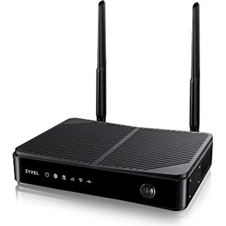 ZyXEL AC1200 4G LTE-WLAN-Indoor-Router mit SIM-Slot ohne SIM-Lock, 300 Mbit-s LTE-A, Keine Konfiguration erforderlich [LTE3301-PLUS]