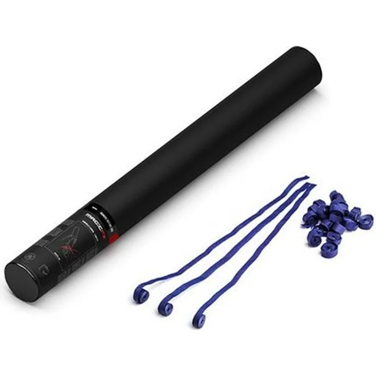 Magic FX Handheld Luftschlangen Kanone 50cm Dunkelblau